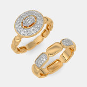The Rocher Bridal Ring Set - thumb 5