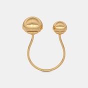 The Sphered Top Open Ring - thumb 8