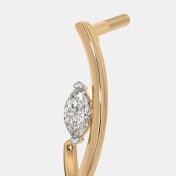 The Qxere J Hoop Earrings - thumb 3