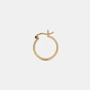 The Oralie Textured Hoop Earrings - thumb 5