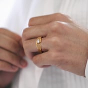 The Mathilde Solitaire Ring For Him - thumb 2