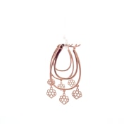 The Priel Dangle Hoop Earrings - thumb 1