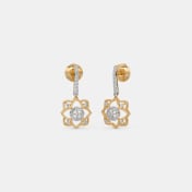 The Fleur De Lotus Drop Earrings - thumb 1
