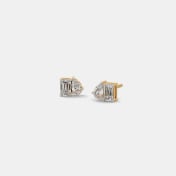 The Galina Solitaire Stud Earrings - thumb 1