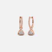 The Lesleya Dangle Hoop Earrings - thumb 1