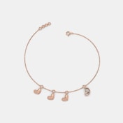 The Flair Heart Anklet - thumb 1