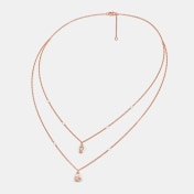 The Pearl Charm Layered Necklace - thumb 2