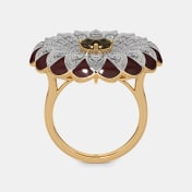 The Velvet Mosaic Statement Ring - thumb 6
