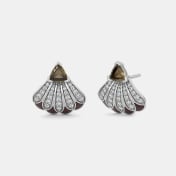 The Cocoa Glimmer Stud Earrings - thumb 1