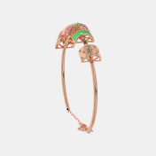 The Cute Candy Twist Oval Bangle - thumb 4