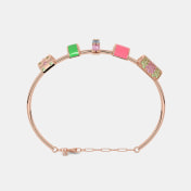 The Cute Candy Twist Oval Bangle - thumb 5
