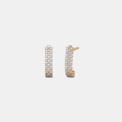 The Zephyrelle J Hoop Earrings - thumb 1