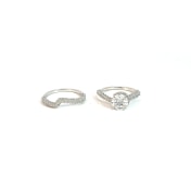 The Rocio Bridal Ring Set - thumb 1