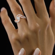 The Abstrackpear Bridal Ring Set - thumb 4