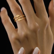The Velmira Spiral Ring - thumb 2
