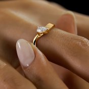 The Zeivra Solitaire Engagement Ring - thumb 6