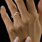 The Rashida Chevron Ring - thumb 4