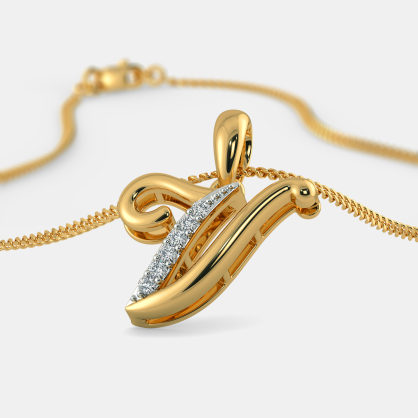 The Liham V Pendant | BlueStone.com