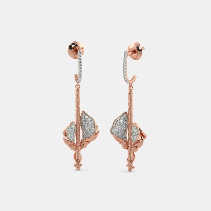 The Anuka Roseate Drop Earrings