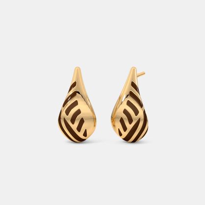 The Velour J Hoop Earrings