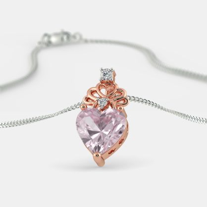 The Fiorella Rose Quartz Pendant
