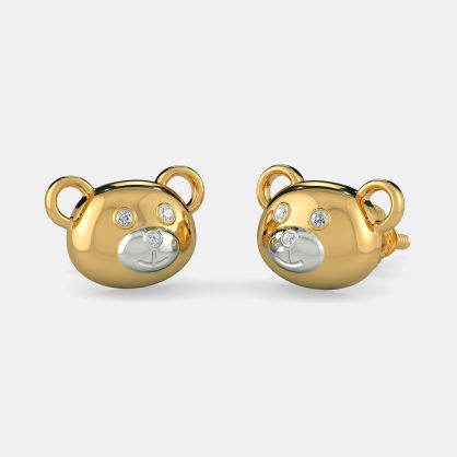 The Bear World Earrings For Kids