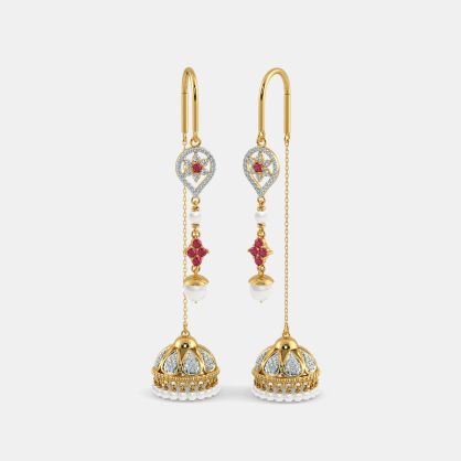 The Luxurious Allure Sui Dhaga Earrings