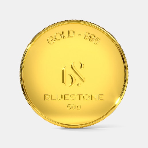 50 gram 24 KT Gold Coin