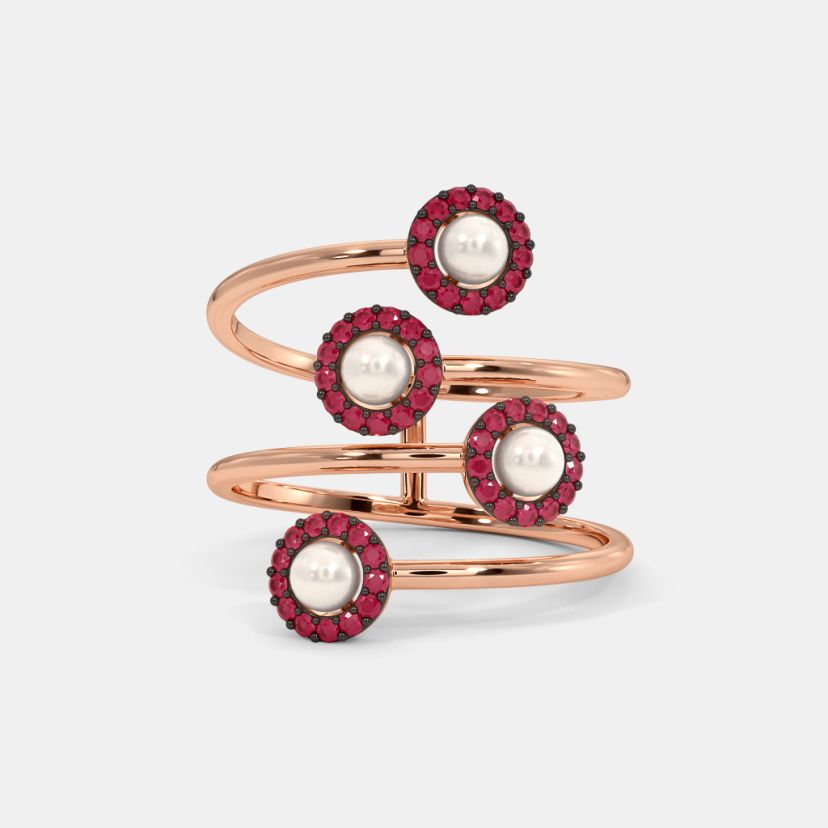 The Beryl Spiral Ring - image 9
