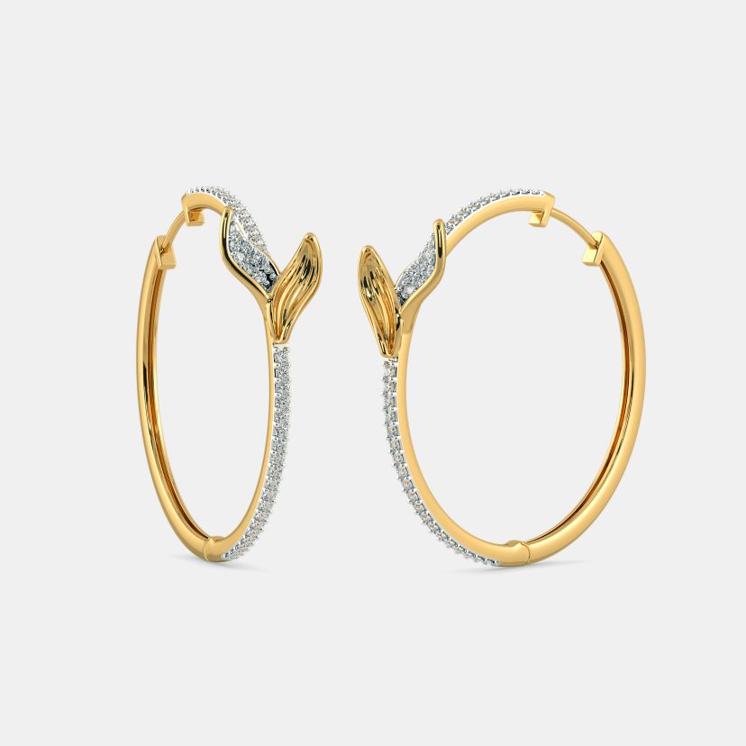 The Folium Hoop Earrings - image 1