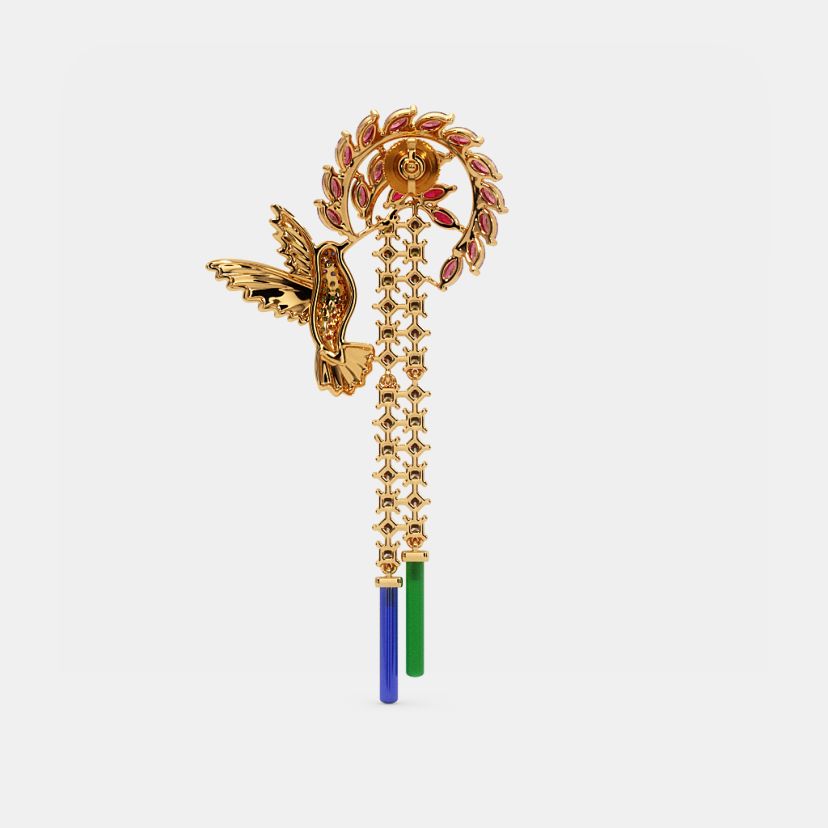 The Hummingbird Drop Earrings - image 5