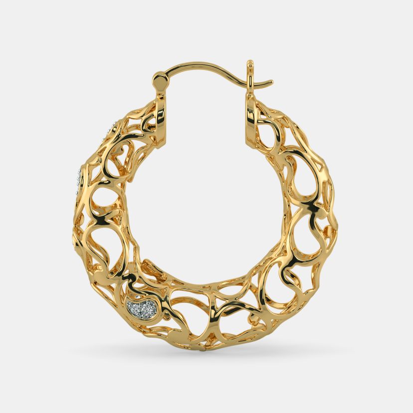 The Jaimini Paisley Hoop Earrings - image 4