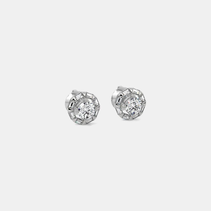 The Elevated Solitaire Stud Earrings - image 6