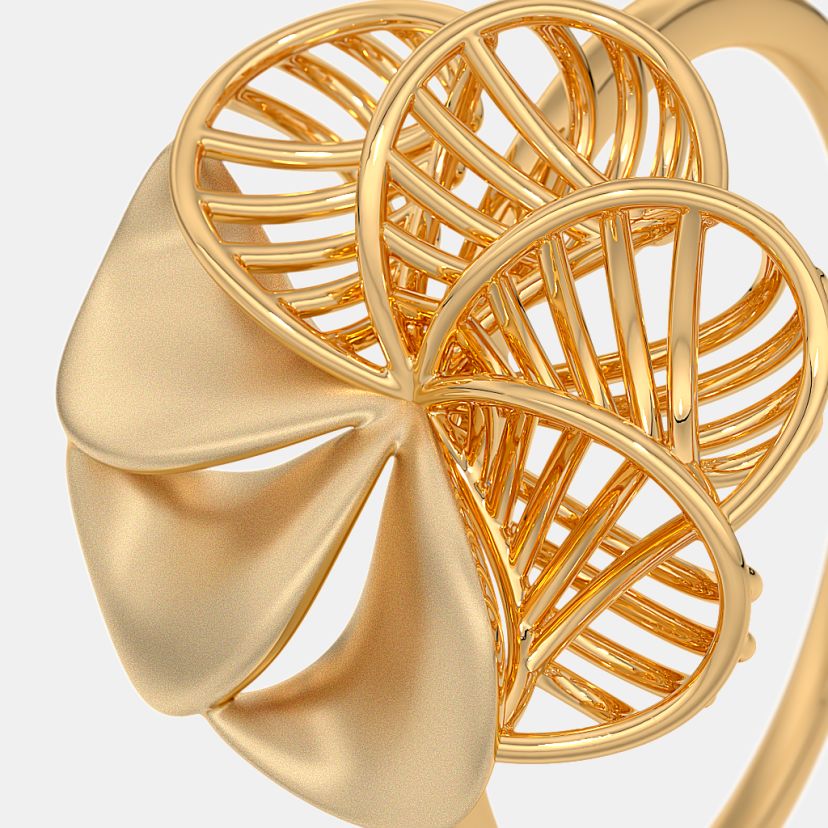 The Botanically Flowing Mushroom Ring - image 5
