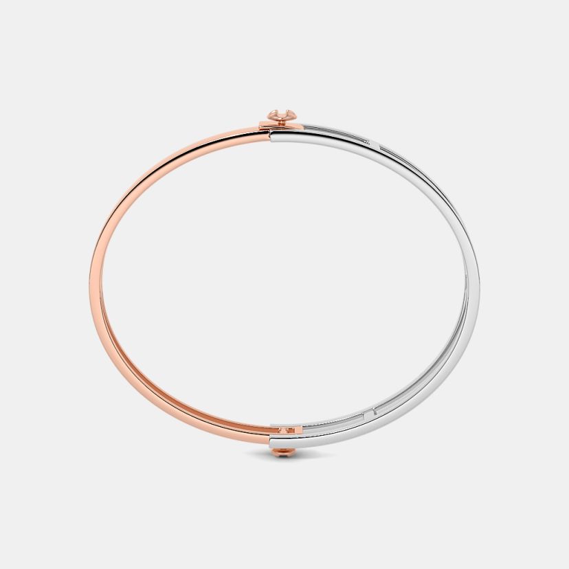 The Attached Together Oval Bangle - image 6