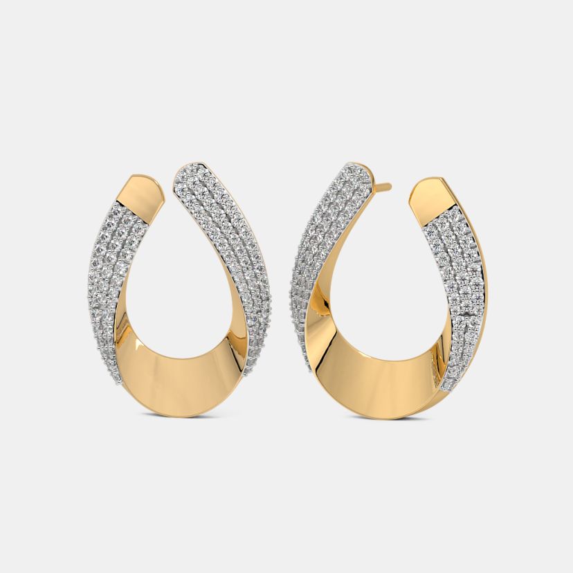 The Aureliax Orange Peel Earrings - image 1
