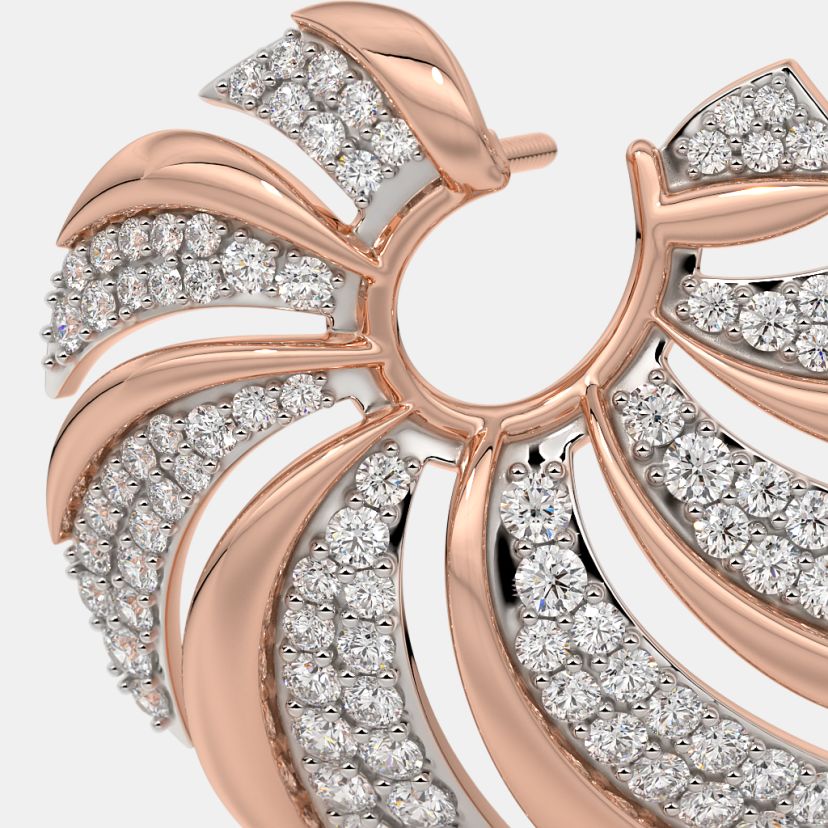The Nyrix Orange Peel Earrings - image 4
