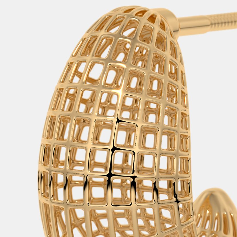 The Bahareh Huggie Earrings - image 4