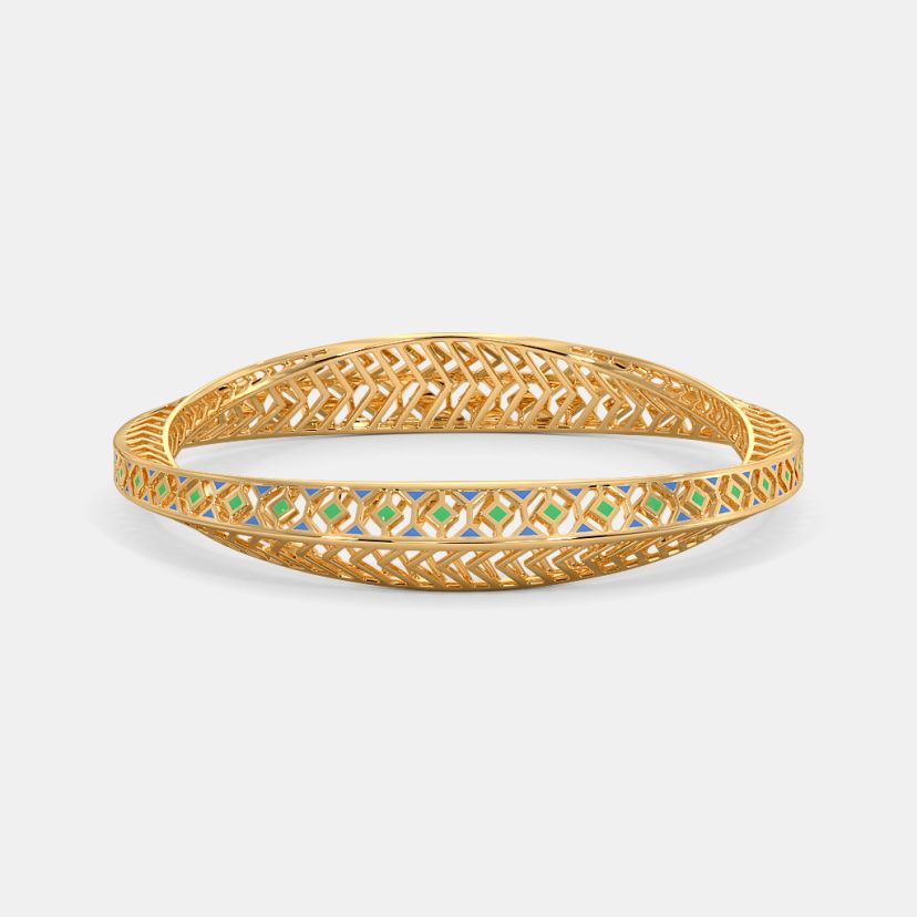 The Lunette Round Bangle - image 4