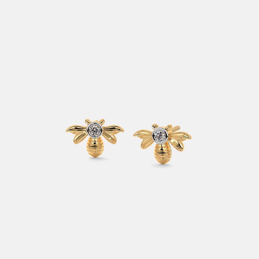 The Bumble Bee Stud Earrings - image 1