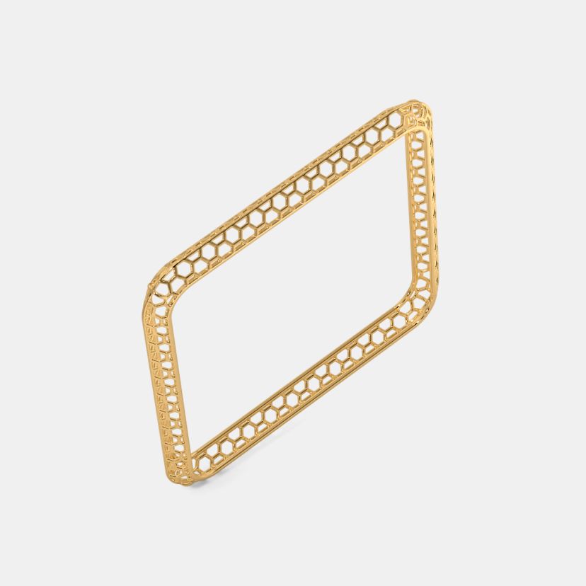The Aurivera Geometric Bangle - image 1