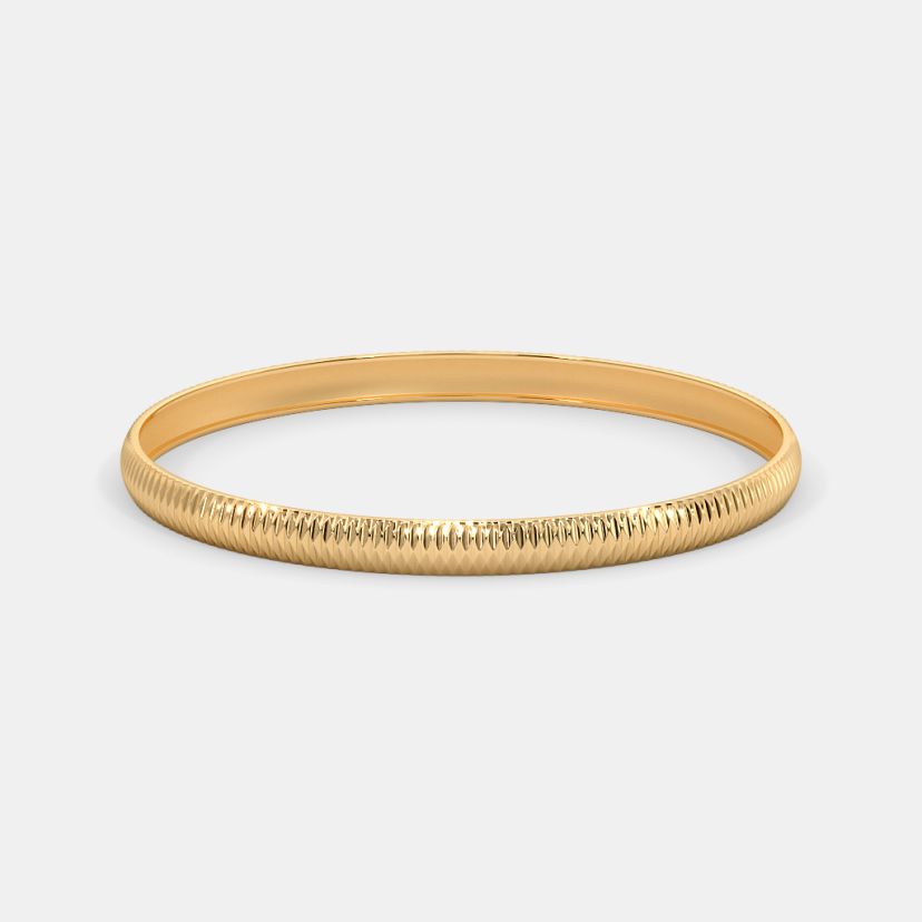 The Tesni Textured Round Bangle - image 4