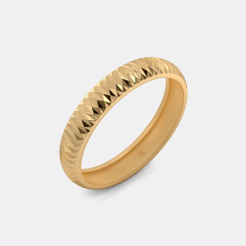 The Tesni Textured Band Ring - image 1