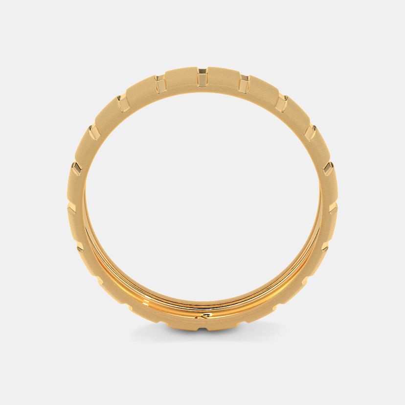 The Oralie Textured Band Ring For Him - image 6