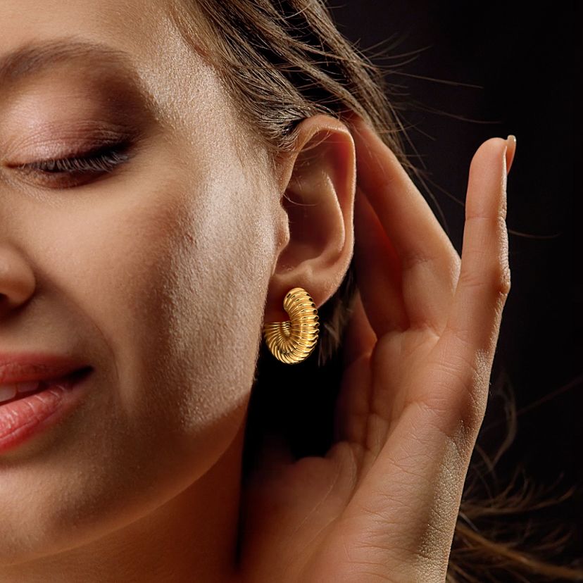 The Valkyrie Luxe Hoop Earrings - image 3