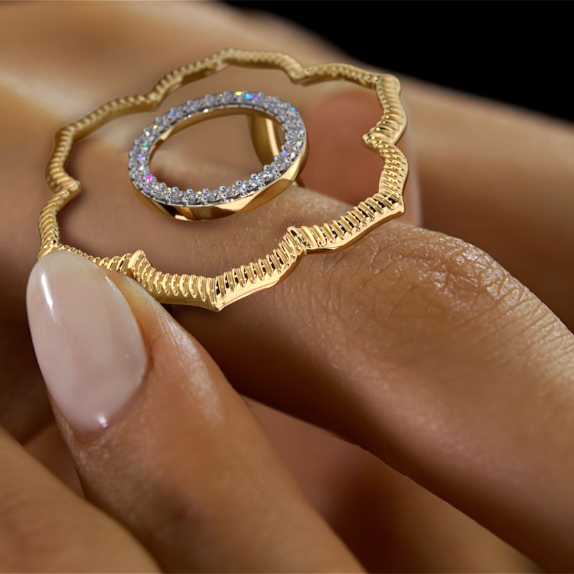 The Auspicious Petal Ring - image 6