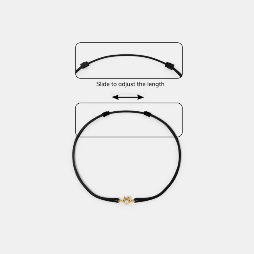 The Cheeky Meow Cord Kids Bracelet - image 5