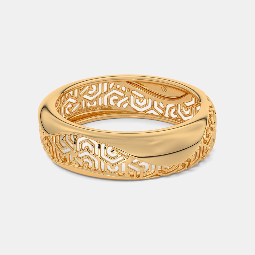 The Ligne Band Ring For Him - image 5