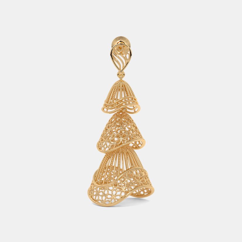 The Trielle Jhumka Earrings - image 4
