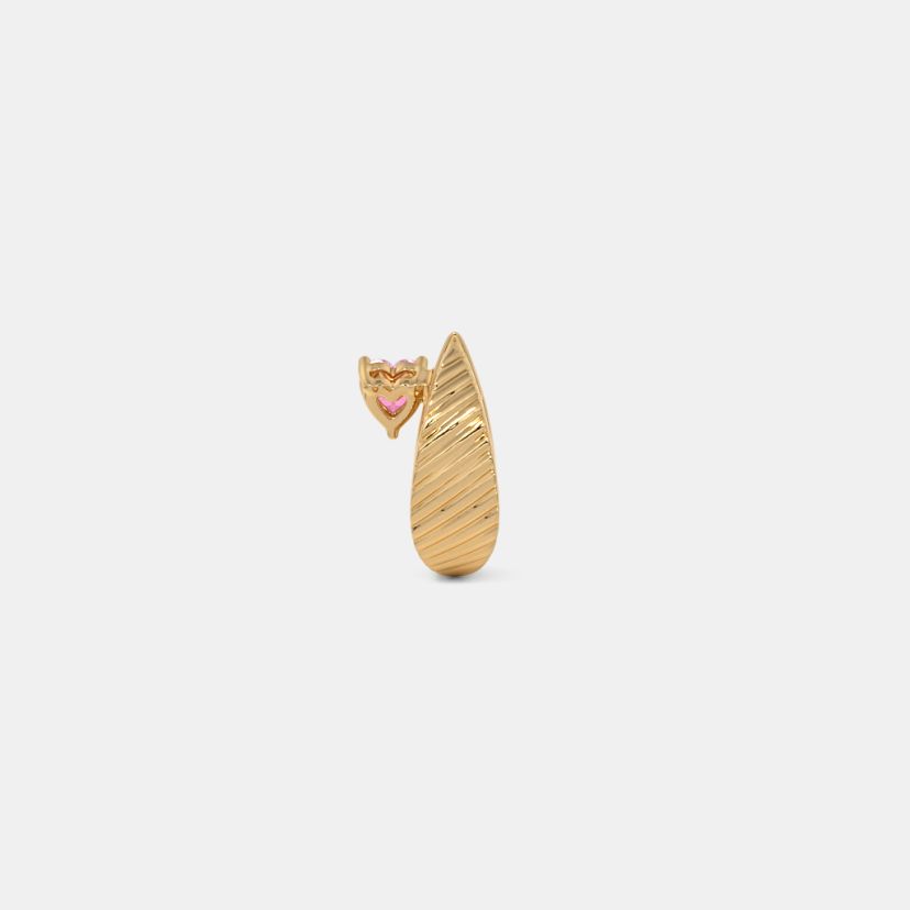 The Heartlet Huggie Earrings - image 7